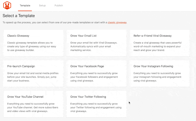 YouTube-giveaway-templates - RafflePress RafflePress YouTube giveaway templates with growth goals