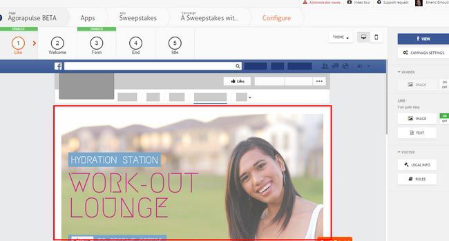 Agorapulse facebook contests