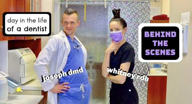Behind the scenes dentist video