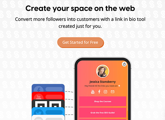 Campsite link in bio instagram tool