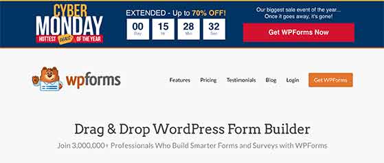 Countdown timer widget used to increase urgency at checkout
