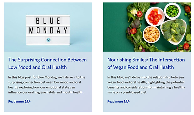 dental blog post examples