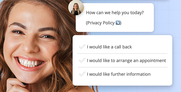 Dental website chatbot