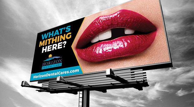 Dentist billboard marketing idea