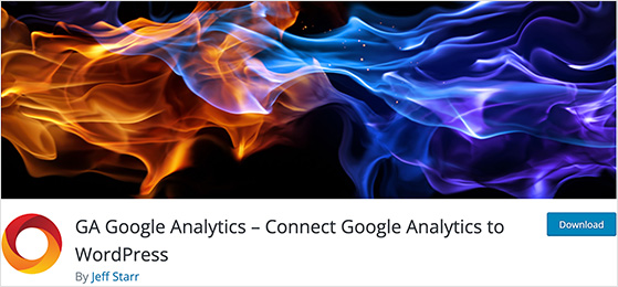 GA Google Analytics plugin for WordPress