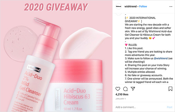 instagram-beauty-giveaway - RafflePress Instagram beauty giveaway