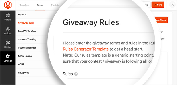 social-media-giveaway-rules - RafflePress giveaway rules in rafflepress