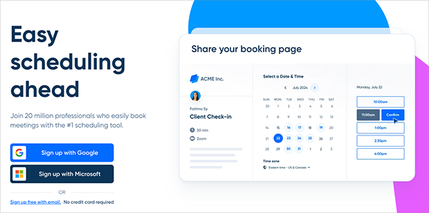 calendly calendar scheduling lead generation tool