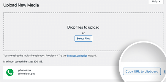 call-now-icon-url - RafflePress upload your icon and copy the image URL