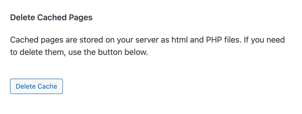 delete-WordPress-cache2x - RafflePress Delete your WordPress cache