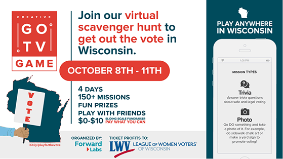 Digital scavenger hunt social media contest with clues hidden across platforms