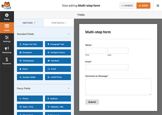 drag-and-drop-form-builder - RafflePress Use the WPForms drag and drop form builder to create multi step form in WordPress