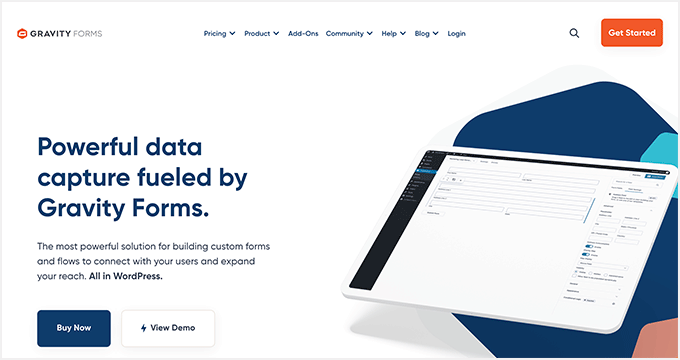 Gravity Forms WordPress survey plugin