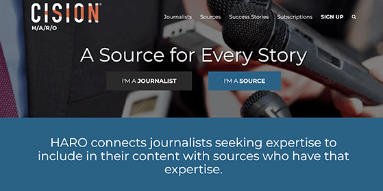 haro - RafflePress Help a Reporter Out homepage