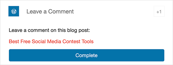 leave-a-comment - RafflePress RafflePress leave a comment giveaway action