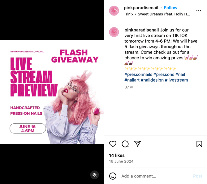 Live Stream giveaway ideas: flash giveaway