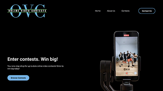 Online video contests