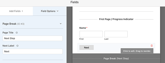 page-break-page-title - RafflePress Choose a page break page title