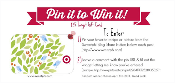 Pinterest contest idea where users pin favorite products to win prizes