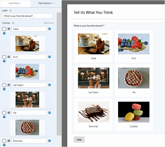 Add poll image choices