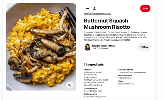 Use rich pins for Pinterest