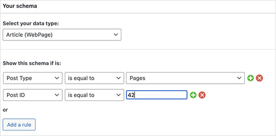 SEOPress automatic schema