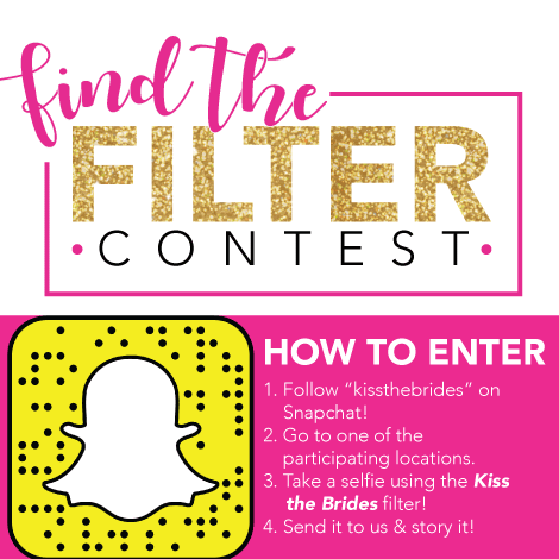 Snapchat filter contest example where users submit selfies for event tickets