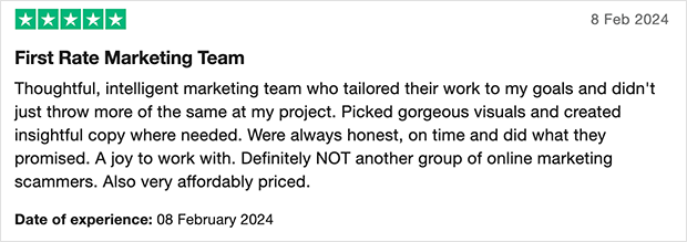 Wishpond testimonial