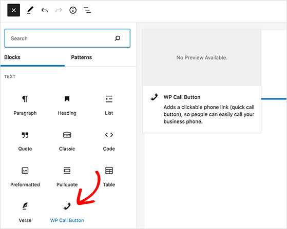 wp-call-button-block - RafflePress WP call button block