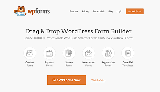 WPForms is the best contact form plugin for lead generation