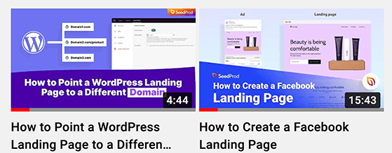 Examples of engaging YouTube video thumbnails with clear text and close-up faces