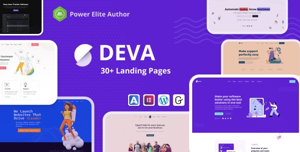 [nulled] Deva v1.0.5 - 30+ Landing Pages WordPress Theme