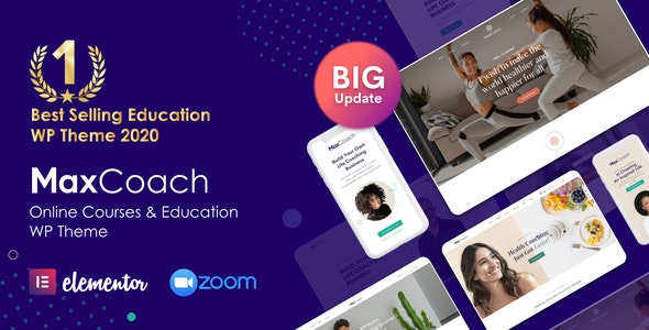 [nulled] MaxCoach v2.2.0 - Online Courses & Education WP Theme
