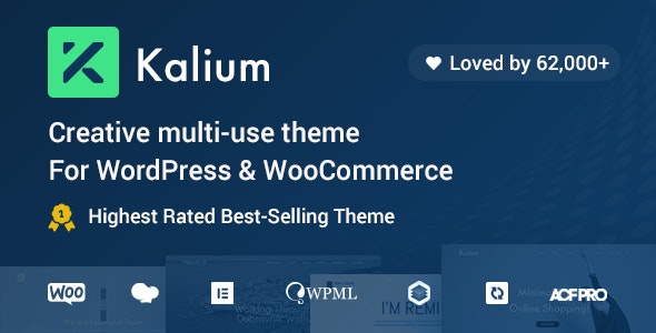 [nulled] Kalium v3.2.1 - Creative Theme for Professionals