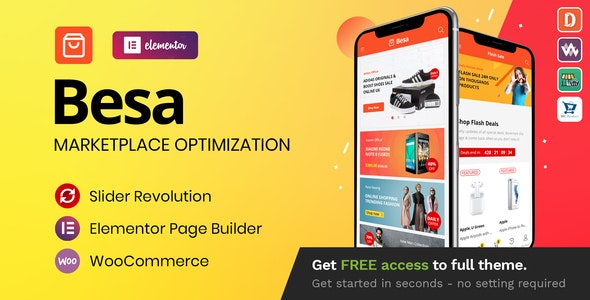 [nulled] Besa v1.3.0 - Elementor Marketplace WooCommerce Theme